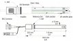 Électrode pH industrielle avec composant de référence et élément sensible en verre.