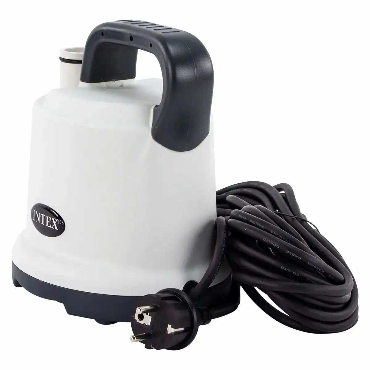 Pompe submersible Intex pour la circulation et la filtration de l'eau de piscine.