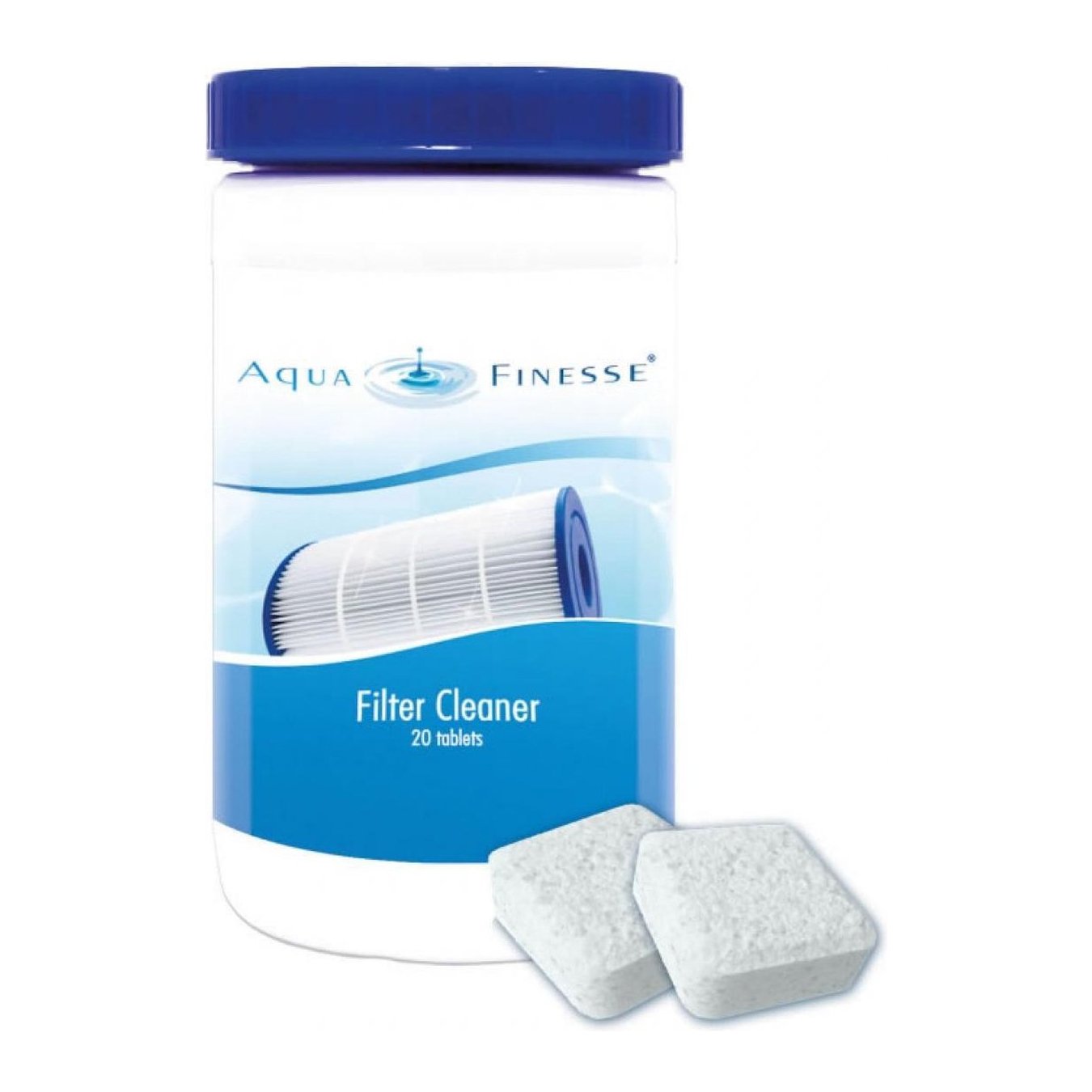Nettoyant pour filtres - AquaFinesse - 20 comprimés