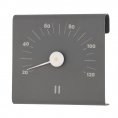 Thermomètre carré en aluminium Rento - Gris