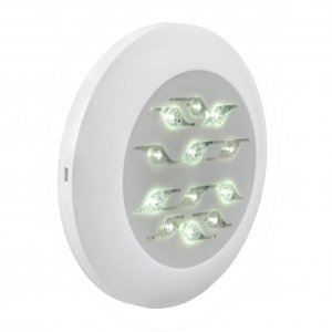 Éclairage LED de piscine blanc, économe en énergie et étanche.