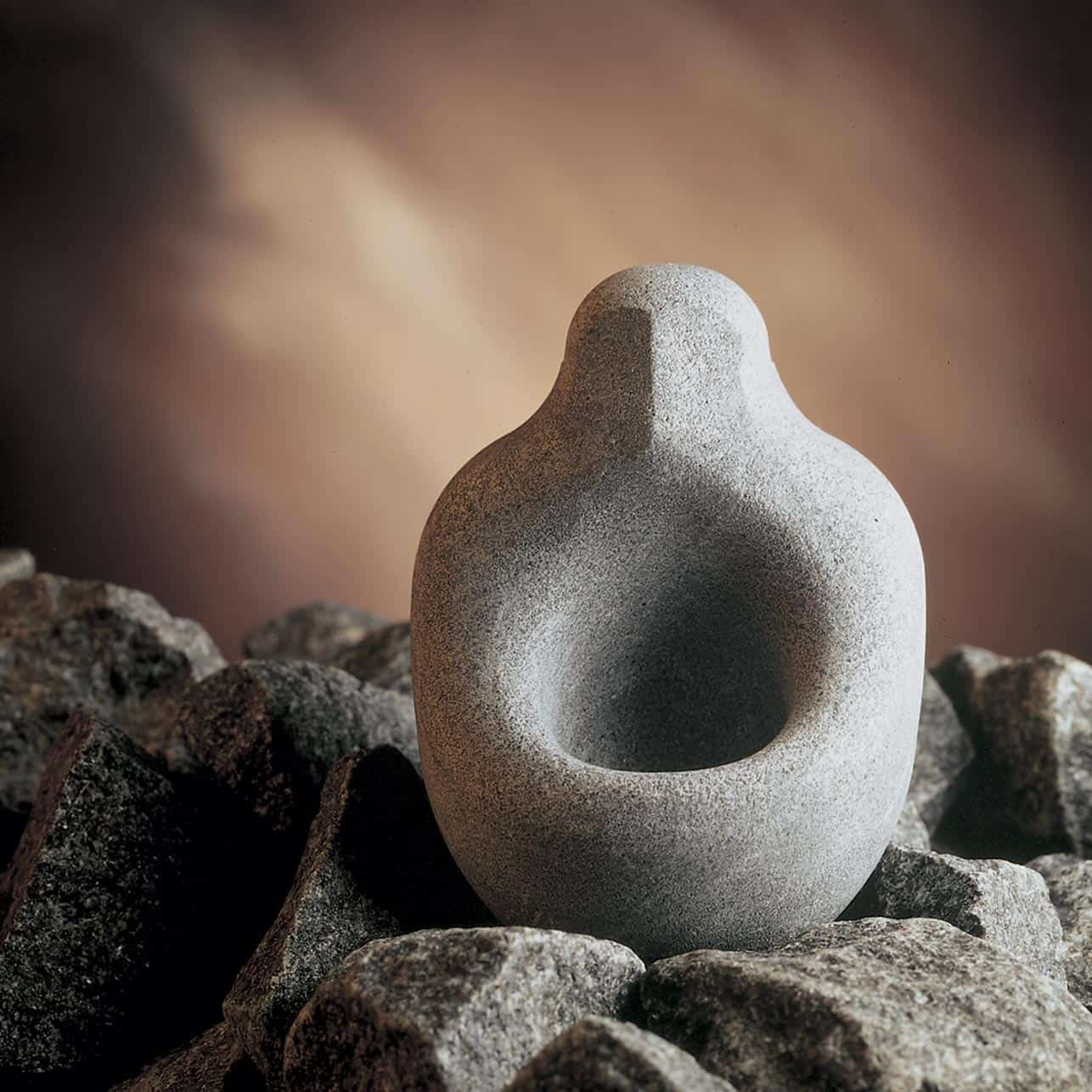 Gobelet parfumé de sauna en stéatite pour la détente et l'aromathérapie.
