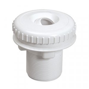 Injecteur liner avec filetage 2" et raccord à coller pour piscines.