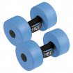 Haltères aquatiques Beco bleus pour l'entraînement aquatique et le fitness.