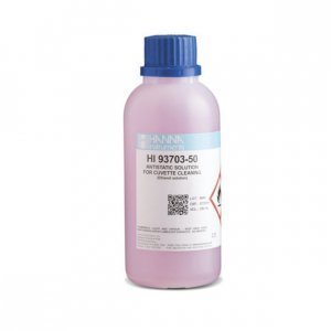 Liquide de nettoyage pour cuvettes de mesure, flacon de 250 ml pour des mesures précises.