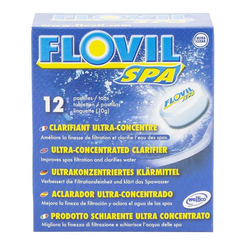 Flovil Spa clarifiant x 12 - Weltico - Entretien Filtration Spa
