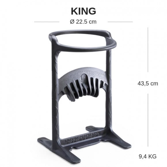 Fendeur de bûches pour fendre de gros blocs de bois, solide et durable.