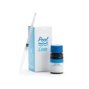 Kit de test d'alcalinité Pool Line pour eau de piscine, 0-500 mg/l d'alcalinité.