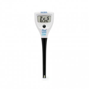 Testeur pH compact pour piscines et spas.