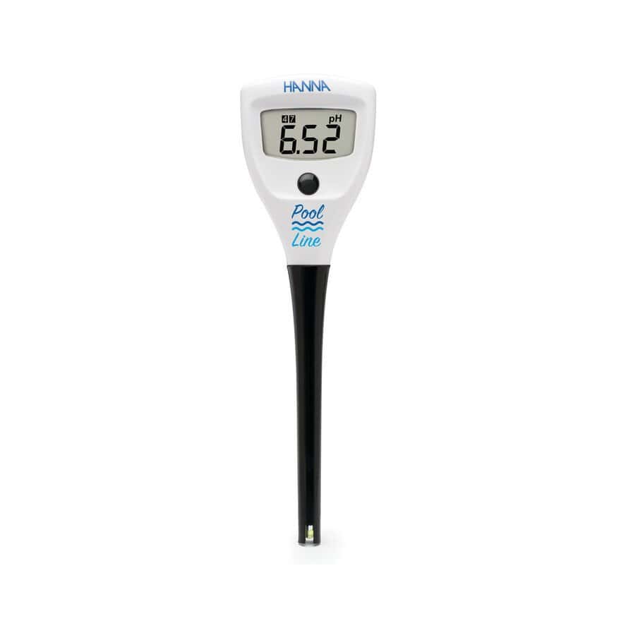 Testeur pH compact pour piscines et spas.