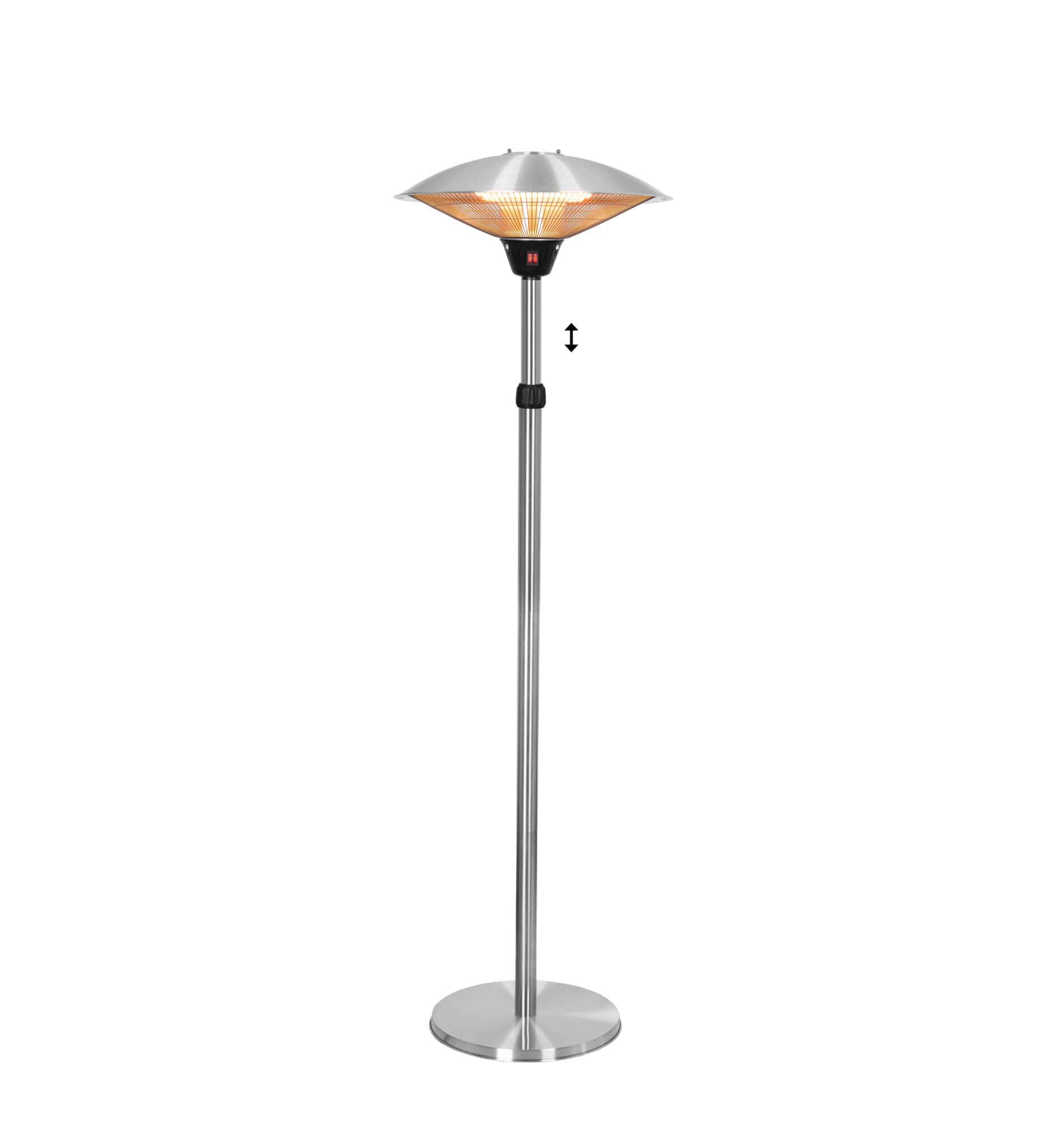 Chauffage de terrasse Eurom PD2100 XXL, 2100 watts, chauffage extérieur pour terrasse.