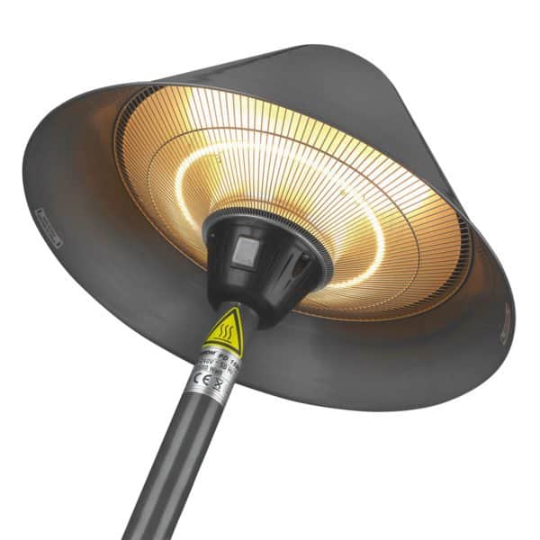 Chauffage de table halogène Eurom PD1500T pour chauffer à l'intérieur et à l'extérieur.