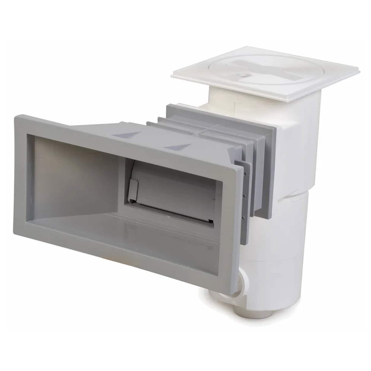 Skimmer Aquareva bouche d'aspiration large - Gris