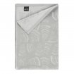 Serviette de bain grise 50x150 cm, idéale pour le sauna et la piscine, douce et absorbante.