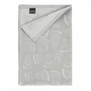 Serviette de bain grise 50x150 cm, idéale pour le sauna et la piscine, douce et absorbante.