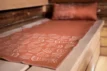 Coussin de sauna Rento Pino marron pour la détente et le confort.