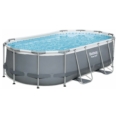 Bestway Power Steel piscine ovale - 427 x 250 x 100 cm - avec pompe de filtration et accessoires
