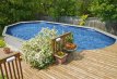 Piscine Bestway Hydrium 500 x 360 x 120 cm, avec pompe, escalier de piscine, couverture et tapis de sol.