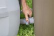 Raccordement de tuyau pour spa gonflable ou piscine, facile à installer.