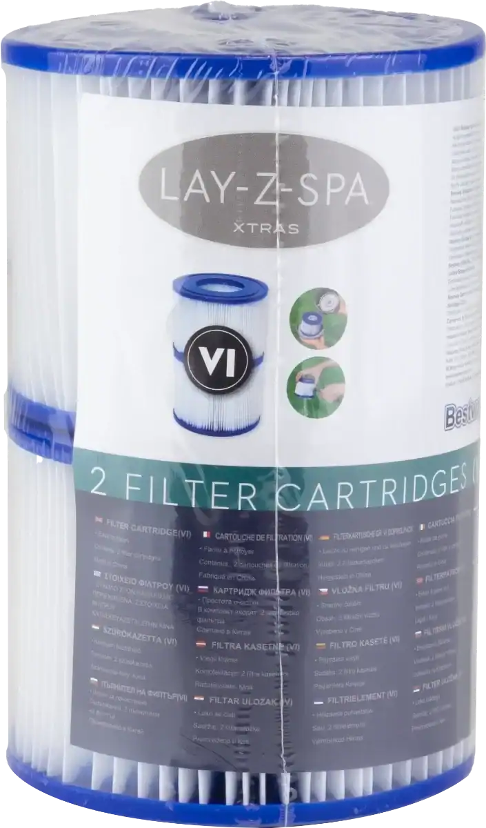 Cartouche filtrante pour Lay-Z-Spa, adaptée à une qualité d'eau optimale.