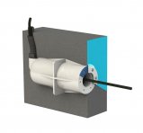 Kit d'installation de la lampe Adagio pour les baignoires en béton (mosaïque ou revêtement) au tube flexible 25mm