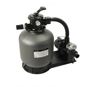 Pompe à filtre pour piscine, idéale pour la circulation de l'eau et le nettoyage.