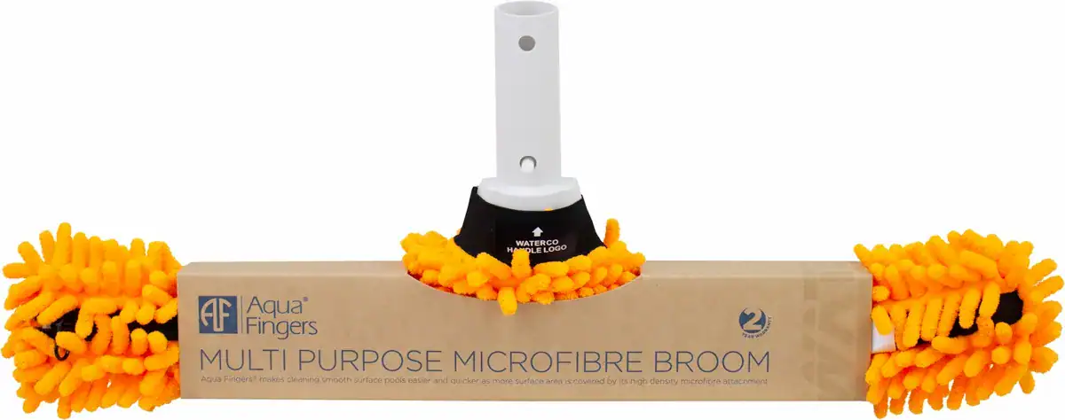 Brosse flexible en microfibre Aquafinger pour le nettoyage de la piscine.