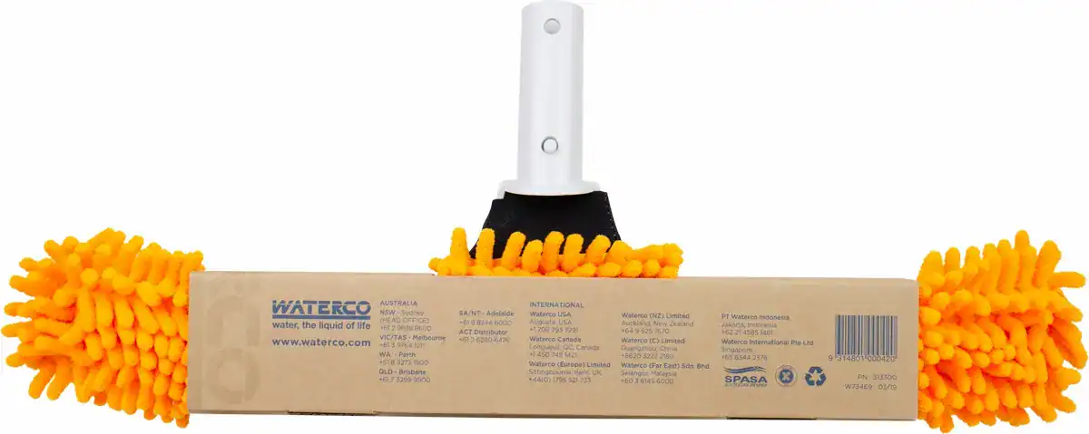 Brosse en microfibre pour le nettoyage de piscine, Waterco Aquafinger.