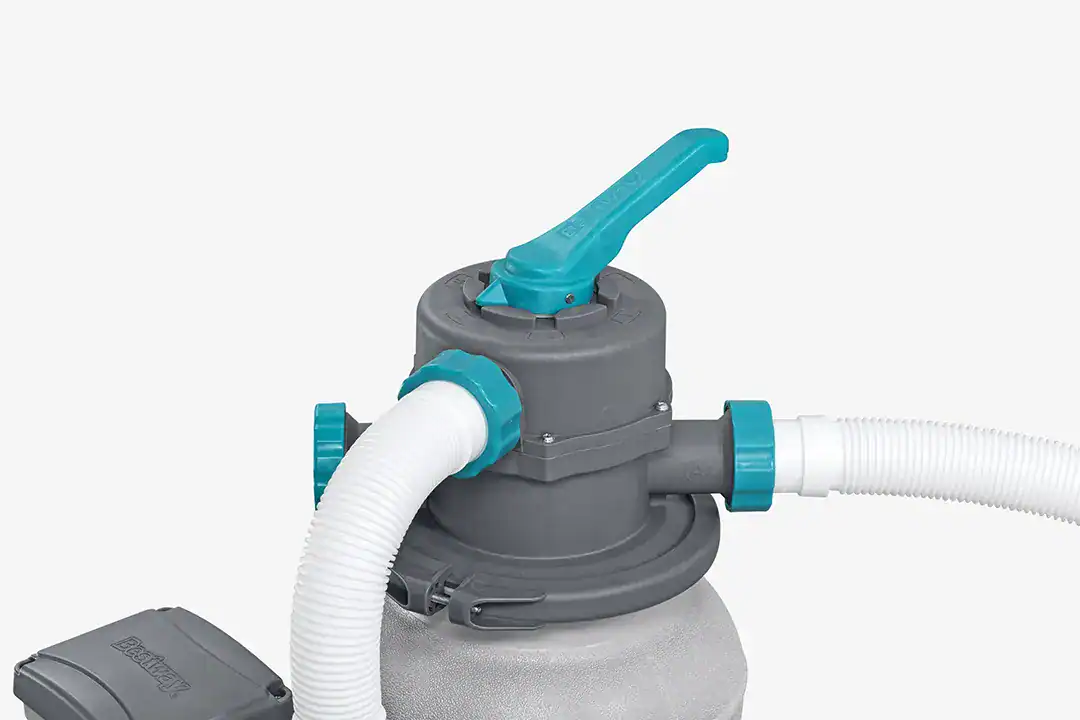 Pompe à sable pour le nettoyage de piscine, adaptée pour 6 m³/h.