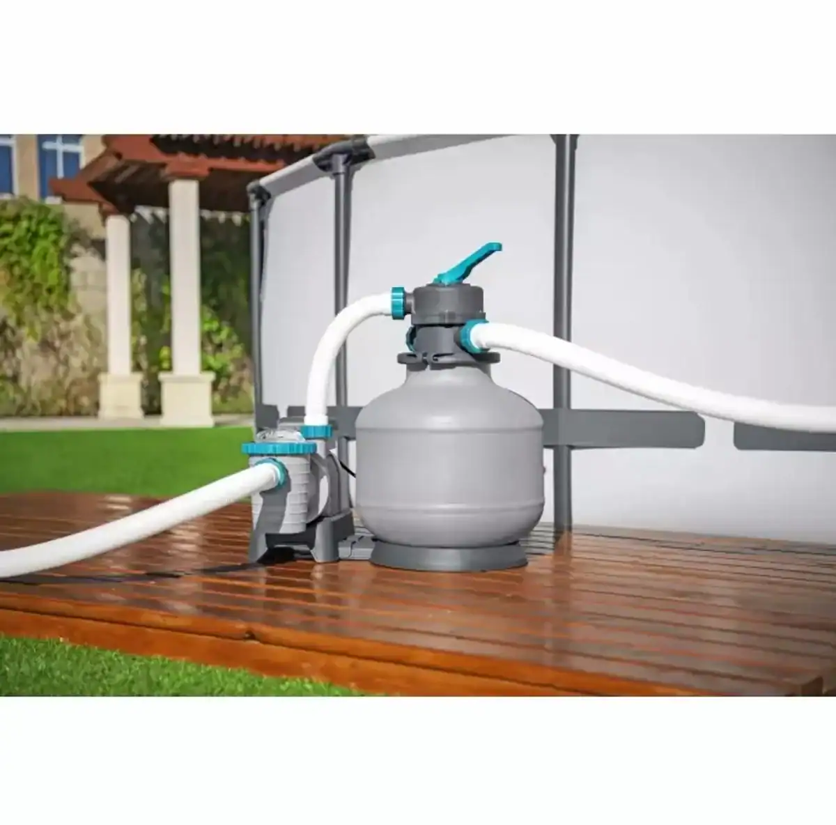 Pompe à sable Bestway Flowclear pour le nettoyage de piscine, 8,3 m³/h.