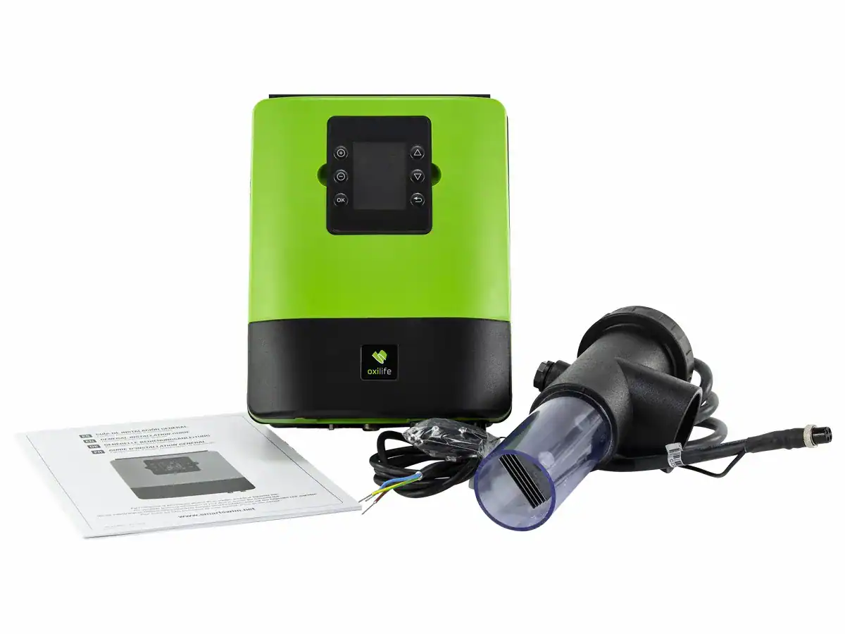 Appareil d'électrolyse Oxilife OX1 pour piscine jusqu'à 60m3, économe en énergie et convivial.