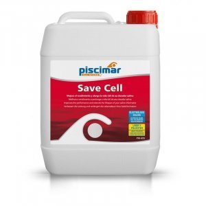 Save Cell, améliorant de sel pour l'eau de piscine.