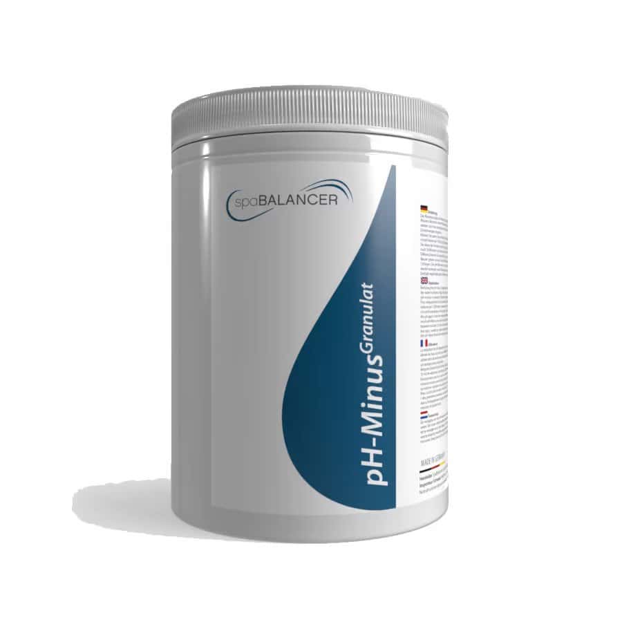 Granulé PH-Minus pour l'eau de piscine, marque SpaBalancer, correction de la valeur du pH.