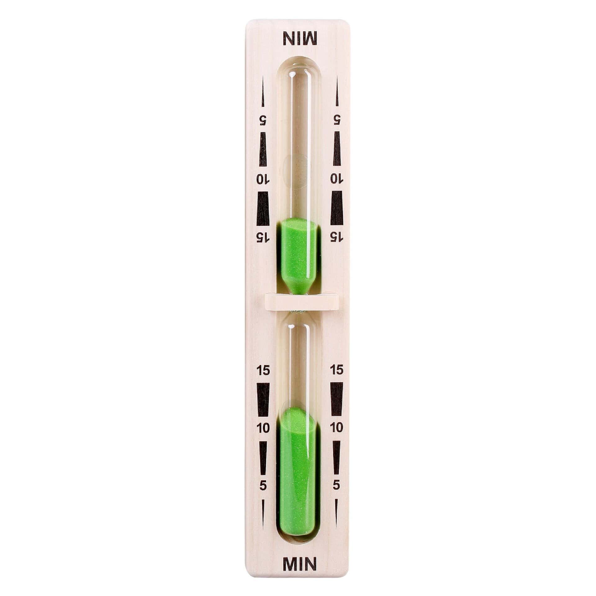 Sablier de sauna Premium 15 min. - Sable vert - Eliga