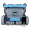 Robot de piscine pour le nettoyage des piscines, avec télécommande et nettoyage efficace.