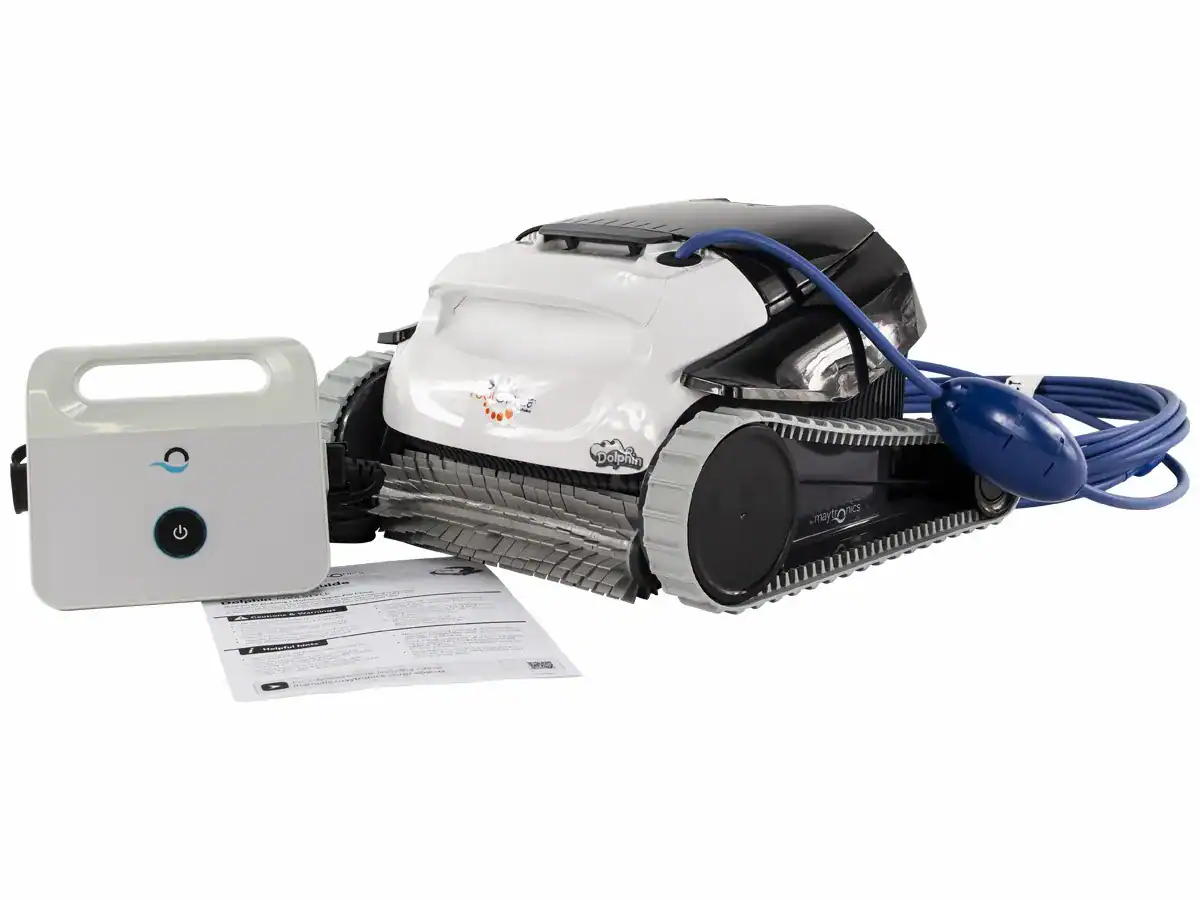 Robot de piscine Dolphin Poolstyle Plus E20 pour le nettoyage des piscines. Efficace et convivial.