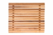 Miroir en bois d'aulne pour appui-tête de sauna, thermotraité et durable.