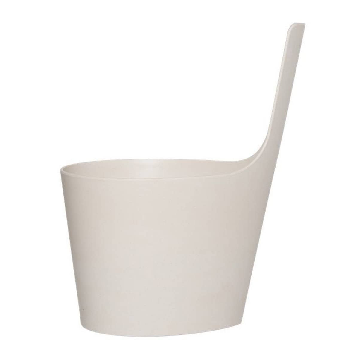 Seau de sauna blanc de Rento Pisara pour la détente.