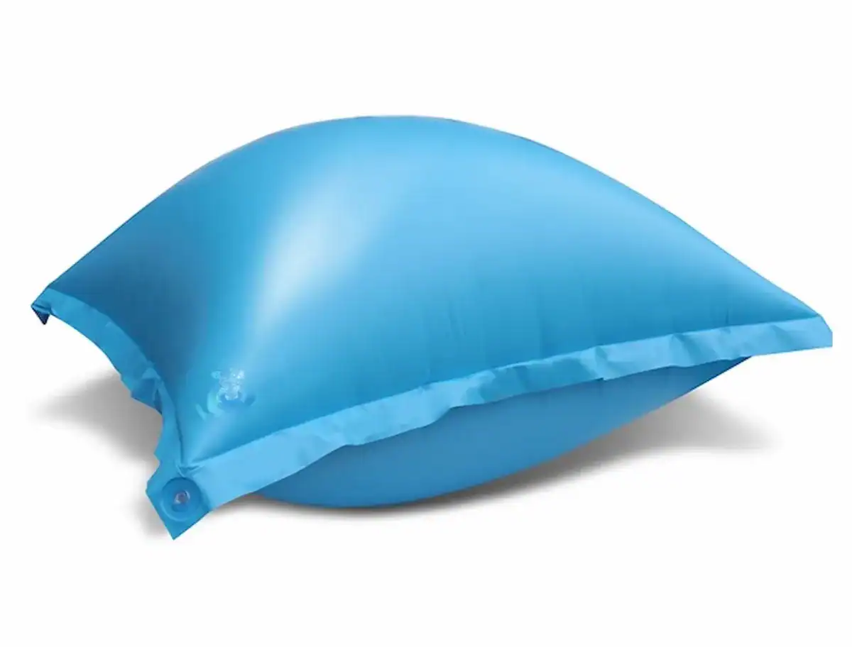 Coussin d'hivernage pour couverture de piscine, protège la piscine pendant l'hiver.
