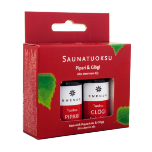 Odeur de sauna Pain d'épices et Vin chaud, 2x10ml, huile aromatique pour la détente.