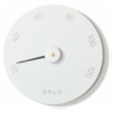 Thermomètre de sauna KoLO blanc pour la mesure de la température dans le sauna.
