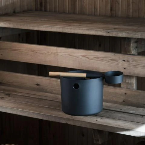 Kolo Design Seau à sauna + cuillère