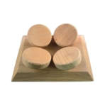Appui-tête ergonomique carré pour sauna (cèdre rouge) - Halu