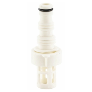 Connecteur de vidange Intex pour piscine et raccordement à un tuyau d'arrosage.
