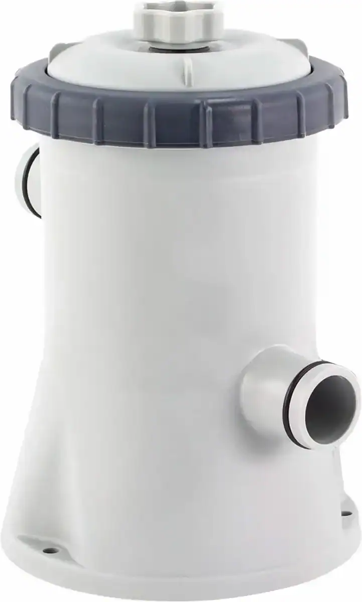 Pompe de filtration Intex C330 pour piscines, 1250 litres par heure, économe en énergie et facile à installer.