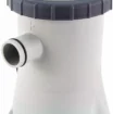 Pompe filtrante pour piscines, adaptée aux piscines Intex, capacité de 1250 litres/heure.