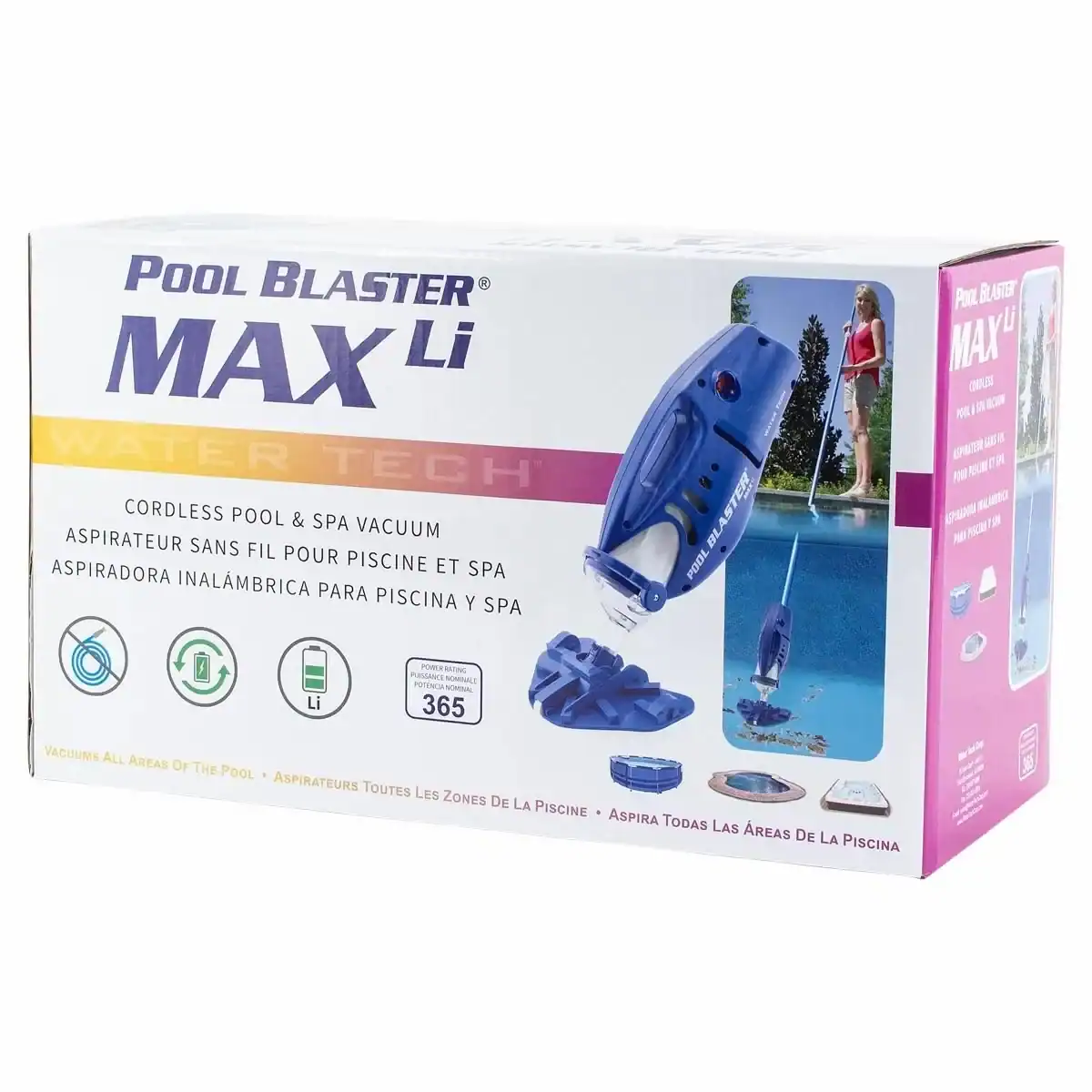 Aspirateur de piscine électrique Pool Blaster MAX LI pour une piscine propre.