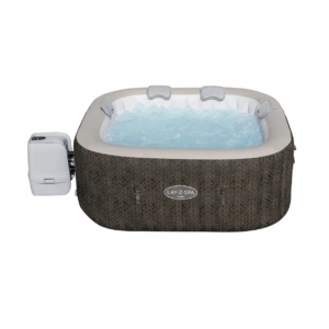Spa gonflable avec fonction de massage HydroJet pour 6 personnes, idéal pour la détente et le bien-être à domicile.