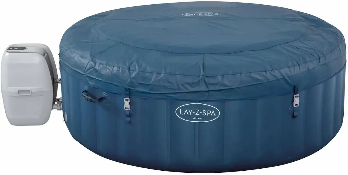 Spa gonflable 6 personnes Lay-Z Spa Milan Airjet Plus pour la détente.