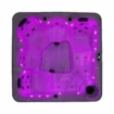 Jacuzzi de luxe avec éclairage LED coloré pour la détente et l'ambiance. Parfait pour un usage domestique et.